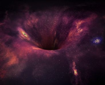 Wormhole in space